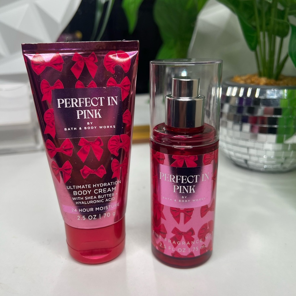 Bath & Body Works Perfect in Pink Set